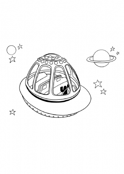 Dessin La soucoupe 1