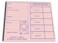 Carte de fidélité Doll 2000 Carte de fidélité Doll 2000